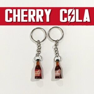 Fallout 4 Nuka Cola Cherry Bottle Keychain - 3.5inch Gaming Keychain